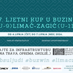 NAJAVA: 17. LIMAČ-ZAGIĆ LJETNI KUP u Buzinu